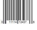 Barcode Image for UPC code 011114134376