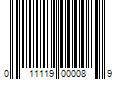 Barcode Image for UPC code 011119000089