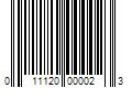 Barcode Image for UPC code 011120000023