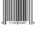 Barcode Image for UPC code 011120004076