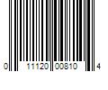 Barcode Image for UPC code 011120008104