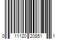 Barcode Image for UPC code 011120208511