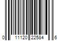 Barcode Image for UPC code 011120225846