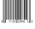 Barcode Image for UPC code 011120226423