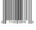 Barcode Image for UPC code 011120226768