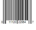 Barcode Image for UPC code 011120229547