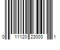 Barcode Image for UPC code 011120230031