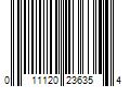 Barcode Image for UPC code 011120236354