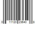 Barcode Image for UPC code 011120236408