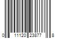 Barcode Image for UPC code 011120238778