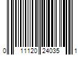 Barcode Image for UPC code 011120240351