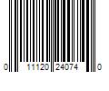 Barcode Image for UPC code 011120240740