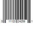 Barcode Image for UPC code 011120242591