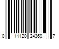 Barcode Image for UPC code 011120243697