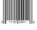 Barcode Image for UPC code 011120249118