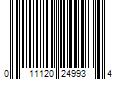 Barcode Image for UPC code 011120249934