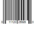 Barcode Image for UPC code 011120255850