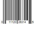 Barcode Image for UPC code 011120263145