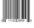 Barcode Image for UPC code 011120265095