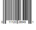 Barcode Image for UPC code 011120265491