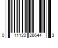 Barcode Image for UPC code 011120266443