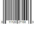 Barcode Image for UPC code 011120271003