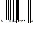 Barcode Image for UPC code 011120271256