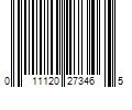 Barcode Image for UPC code 011120273465