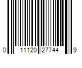 Barcode Image for UPC code 011120277449