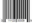 Barcode Image for UPC code 011123000099