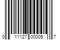 Barcode Image for UPC code 011127000057