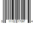 Barcode Image for UPC code 011132170974