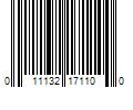 Barcode Image for UPC code 011132171100