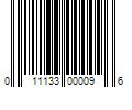 Barcode Image for UPC code 011133000096