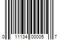 Barcode Image for UPC code 011134000057