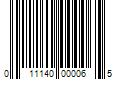 Barcode Image for UPC code 011140000065