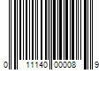 Barcode Image for UPC code 011140000089