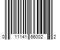 Barcode Image for UPC code 011141660022