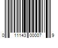 Barcode Image for UPC code 011143000079