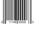 Barcode Image for UPC code 011146000083