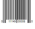 Barcode Image for UPC code 011149000080