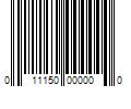 Barcode Image for UPC code 011150000000