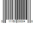 Barcode Image for UPC code 011150000048