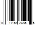 Barcode Image for UPC code 011150000055