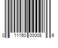 Barcode Image for UPC code 011150000086