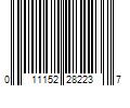 Barcode Image for UPC code 011152282237