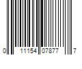 Barcode Image for UPC code 011154078777