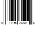 Barcode Image for UPC code 011155000098