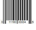 Barcode Image for UPC code 011160000045