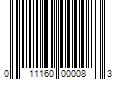 Barcode Image for UPC code 011160000083